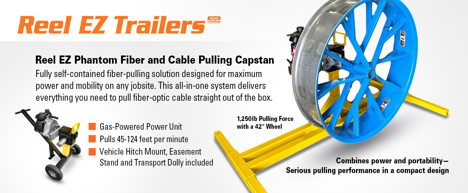 Reel EZ Phantom Fiber and Cable Pulling Capstan